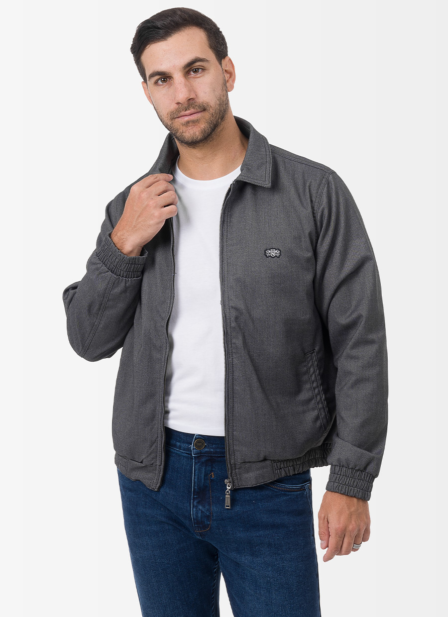 Casaca Twill Satin C/F Carlos 01 Charcoal | Norton