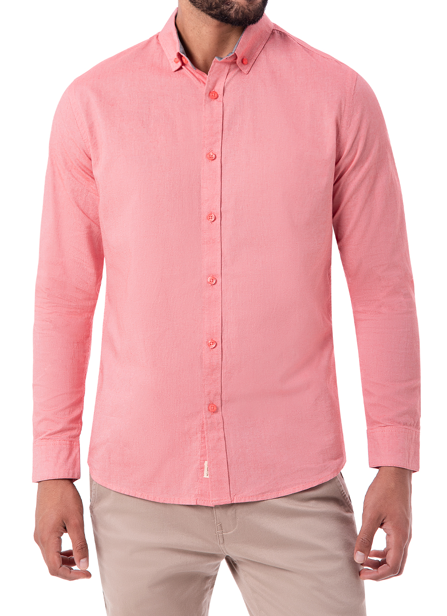 Camisa Oxford M L Reg. Fit Vitaliz Ml Indian Red Norton
