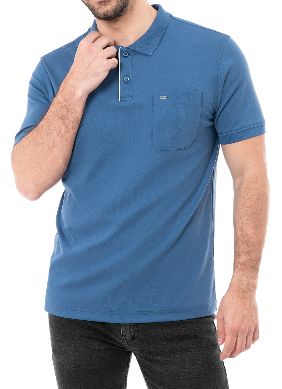 Cuello Camisero Polos Color Entero Hombre Polo Camisero Piket