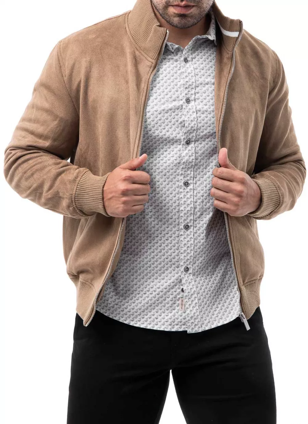Casaca gamuza top hombre
