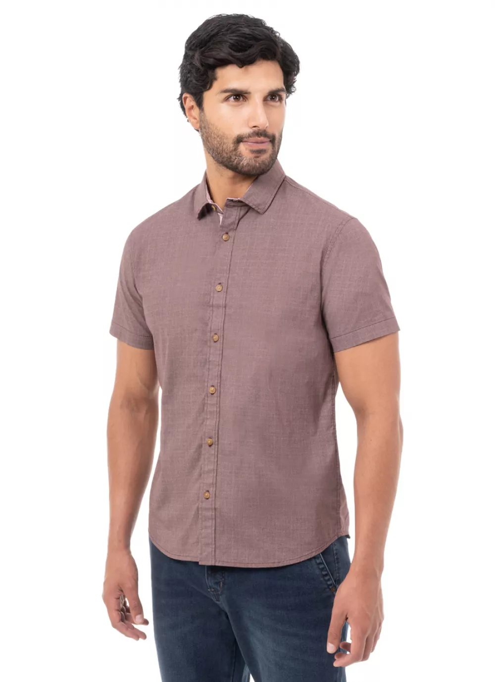 Camisa color guinda best sale