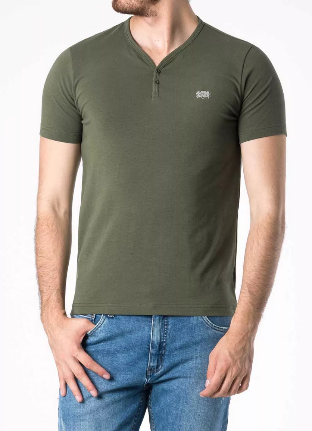 Polo color cheap verde militar