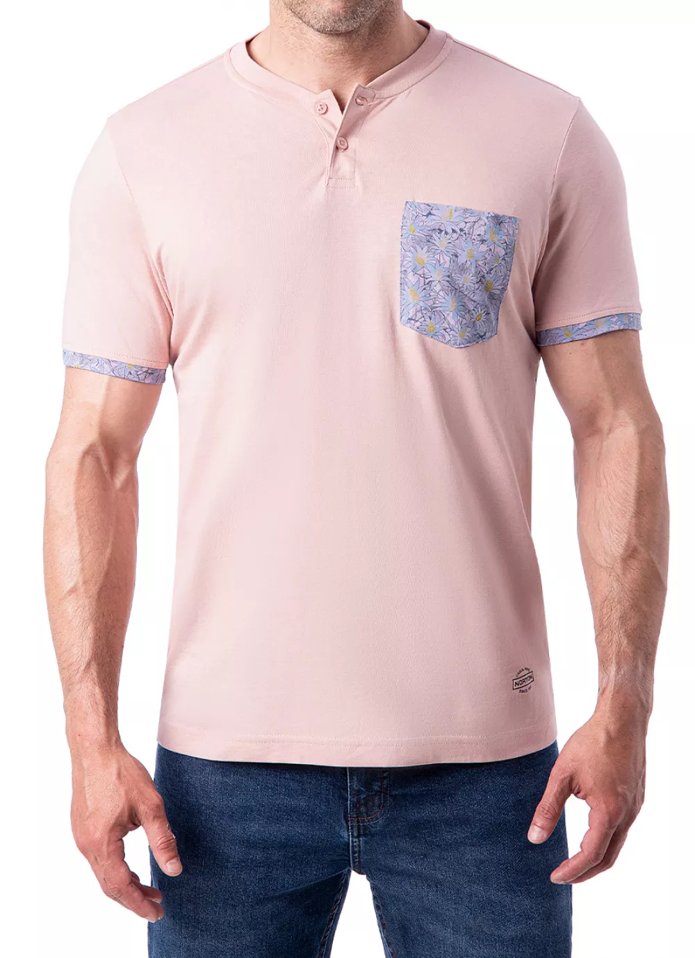 Polo Jersey M C Regular Fit Gerlan Palo Rosa Norton
